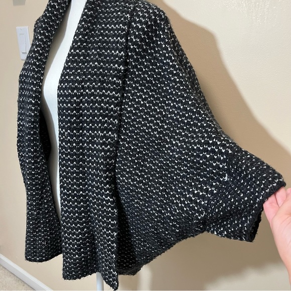 Zara Knit Short Dolman Sleeve Open Cardigan Sweater - Picture 4 of 11
